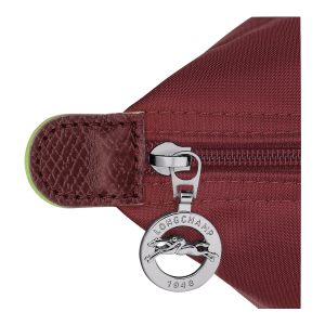 Le Pliage Green M Tote bag Pomegranate – Recycled canvas