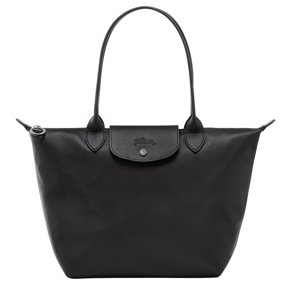 Le Pliage Xtra M Tote bag Black - Leather