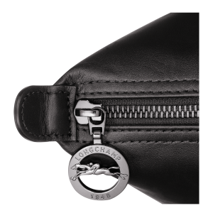 Le Pliage Xtra M Tote bag Black – Leather