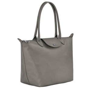 Le Pliage Xtra M Tote bag Turtledove – Leather