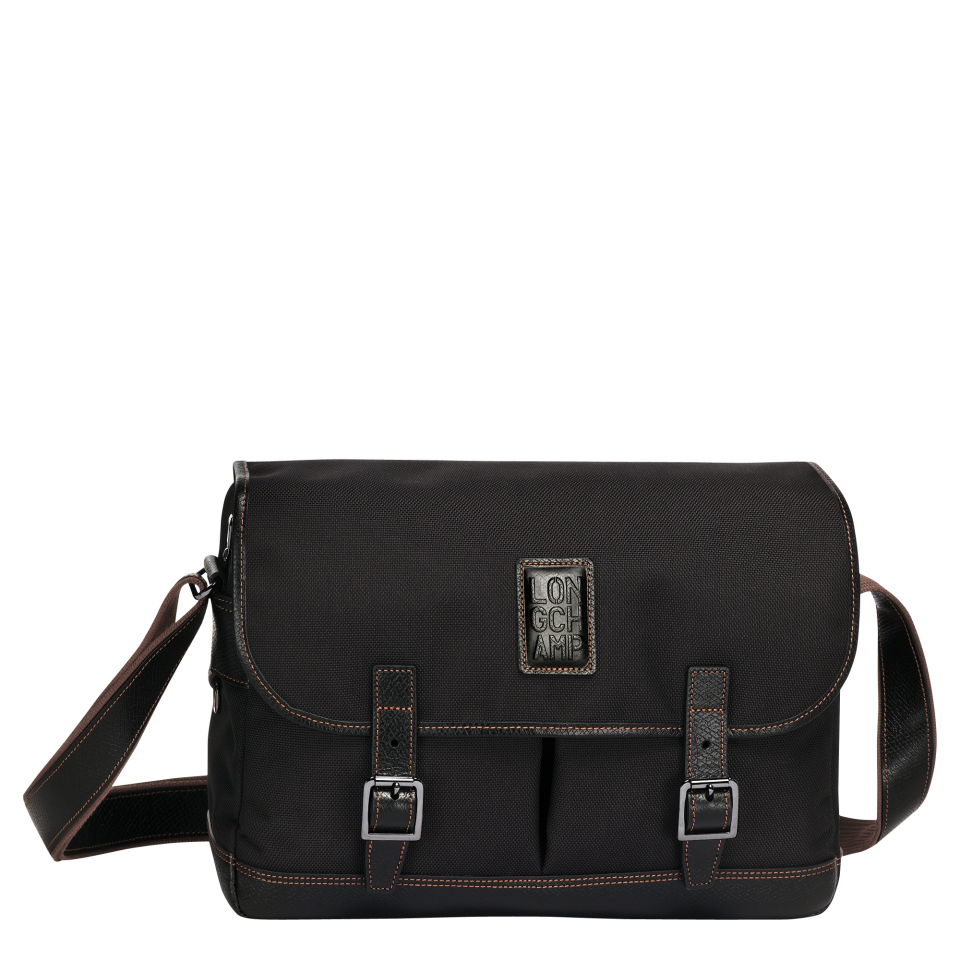 Boxford L Crossbody bag Black - Recycled canvas