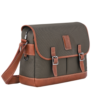 Boxford L Crossbody bag Brown – Recycled canvas