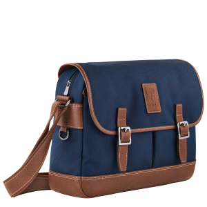 Boxford L Crossbody bag Blue – Recycled canvas