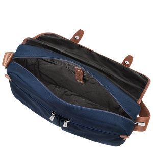 Boxford L Crossbody bag Blue – Recycled canvas