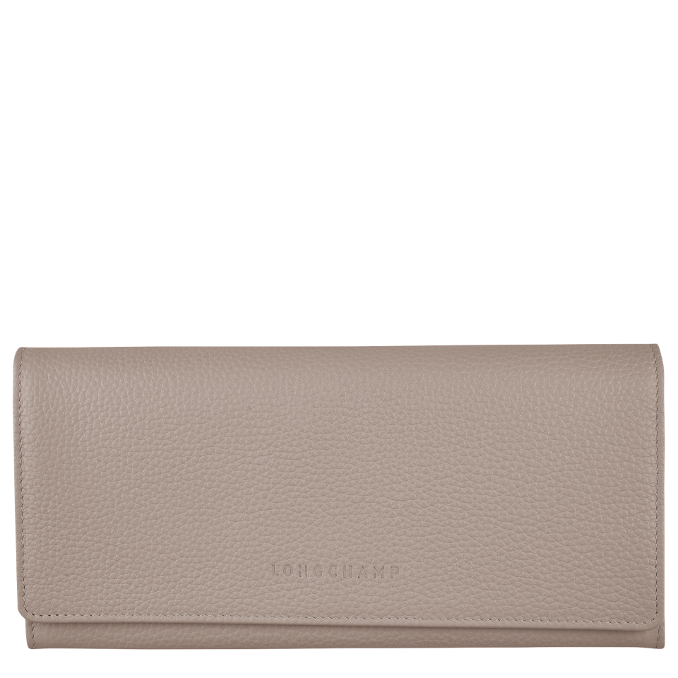 Le Foulonné Continental wallet Turtledove - Leather