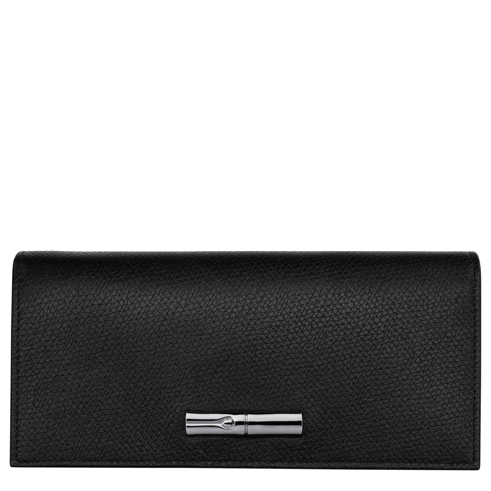 Le Roseau Flap wallet Black - Leather