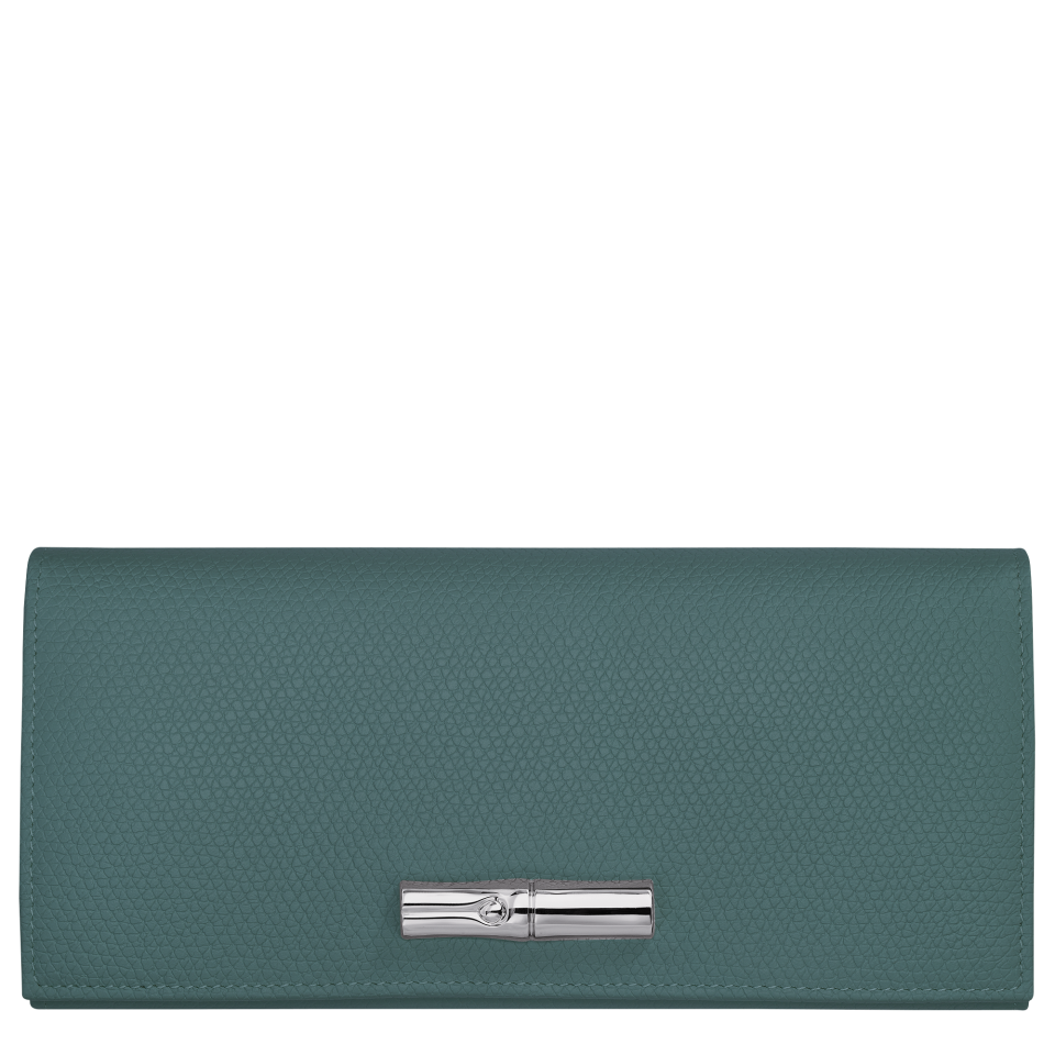 Le Roseau Flap wallet Cedar - Leather