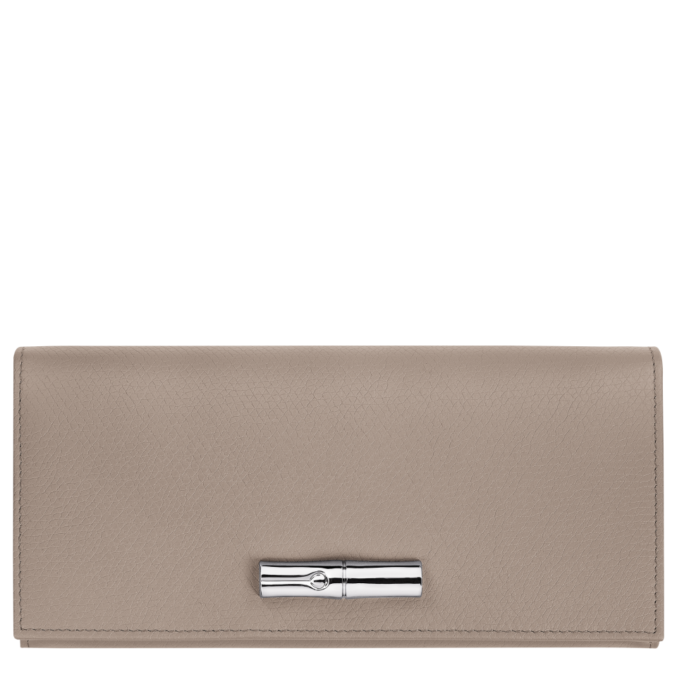 Le Roseau Flap wallet Clay - Leather