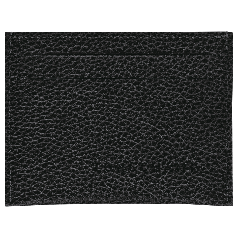 Le Foulonné Card holder Black - Leather