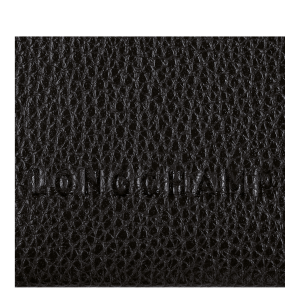 Le Foulonné Card holder Black – Leather