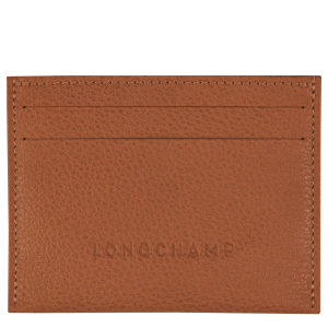 Le Foulonné Card holder Caramel – Leather