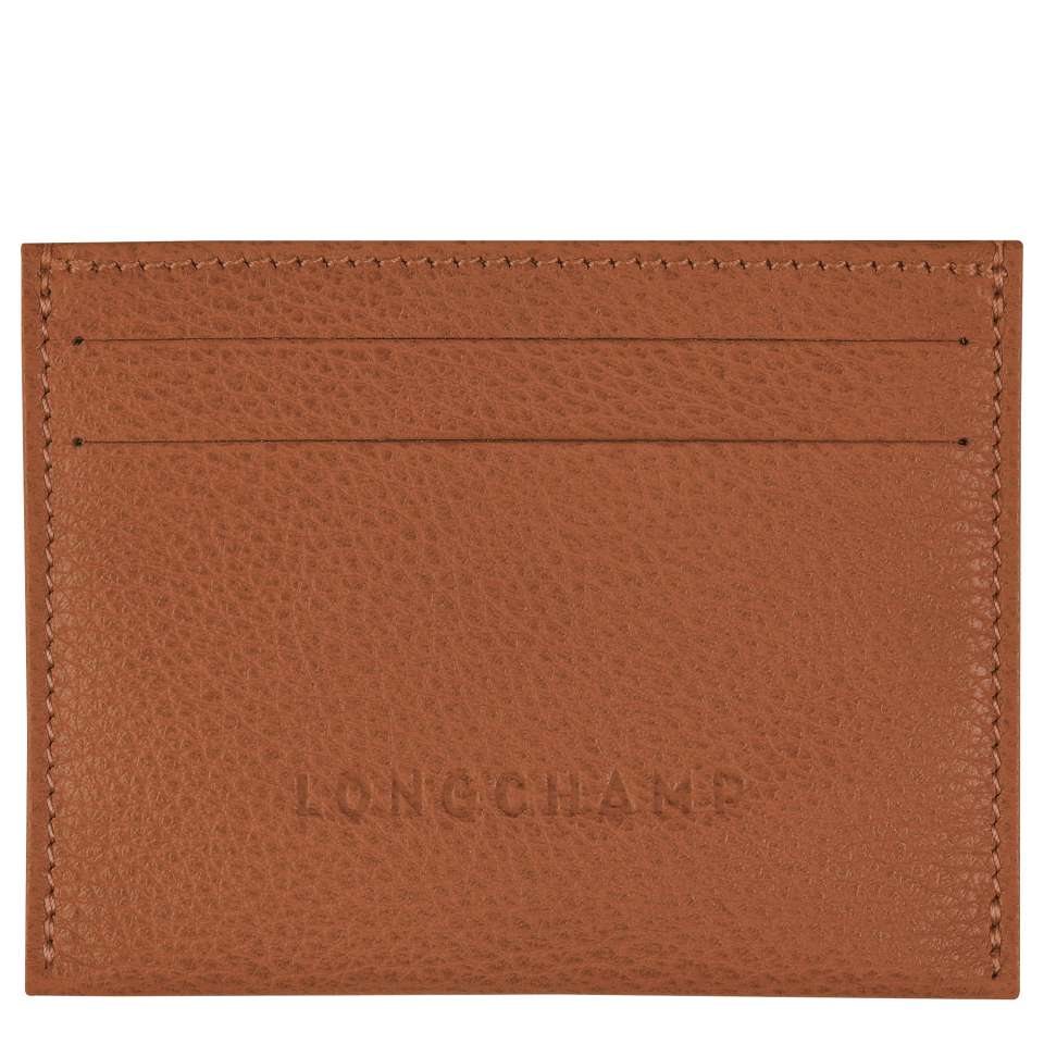 Le Foulonné Card holder Caramel - Leather