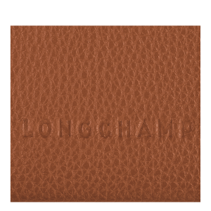 Le Foulonné Card holder Caramel – Leather