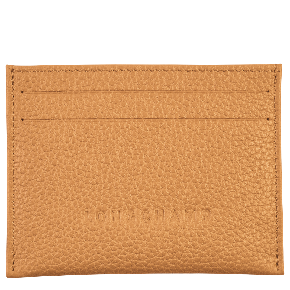 Le Foulonné Card holder Walnut - Leather