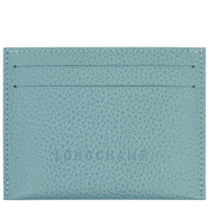 Le Foulonné Card holder Eucalyptus – Leather