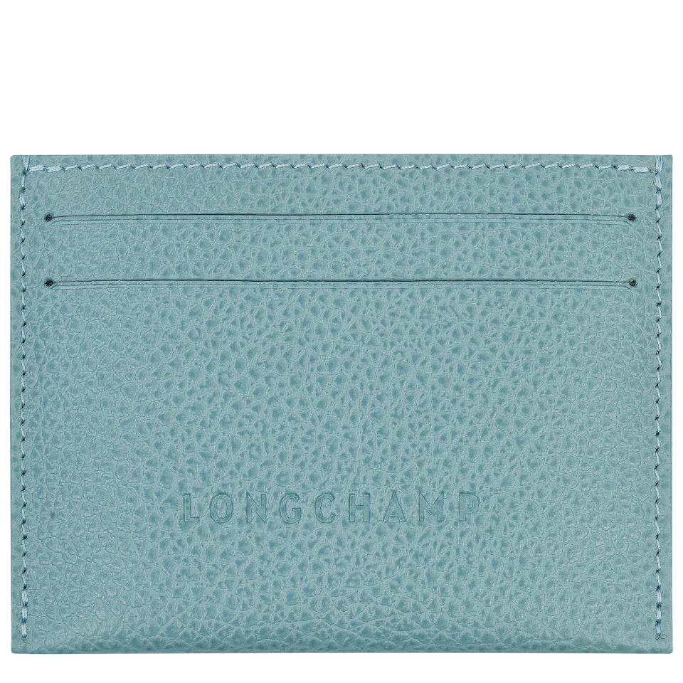 Le Foulonné Card holder Eucalyptus - Leather