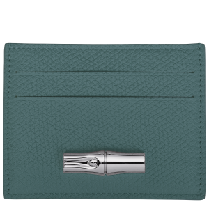 Le Roseau Card holder Cedar – Leather