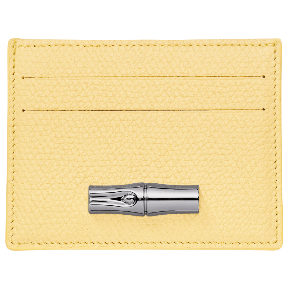 Le Roseau Card holder Yellow Chick - Leather