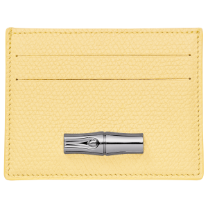 Le Roseau Card holder Yellow Chick – Leather