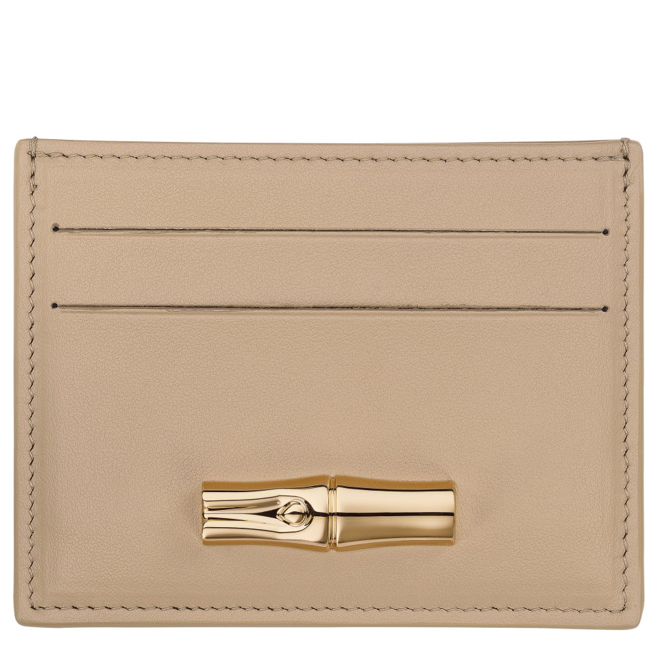 Le Roseau Card holder Root - Leather