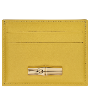 Le Roseau Card holder Ginger – Leather