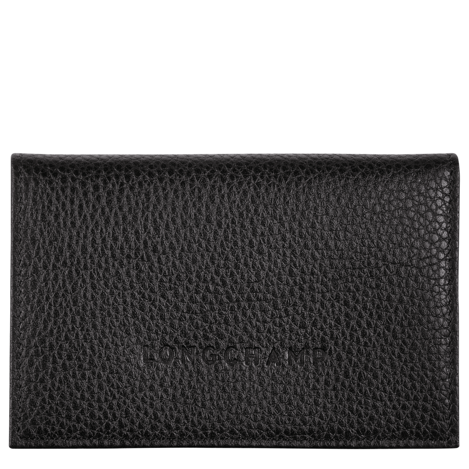 Le Foulonné Card holder Black - Leather