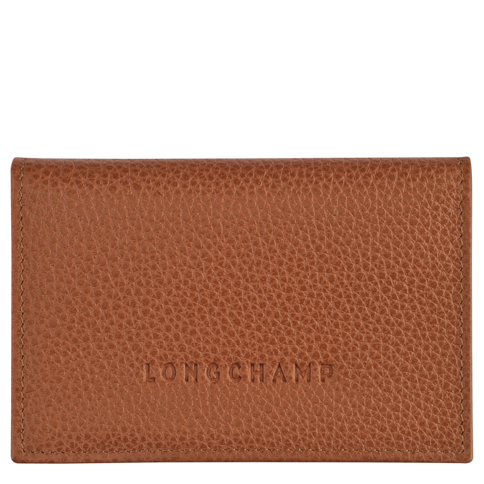 Le Foulonné Card holder Caramel - Leather