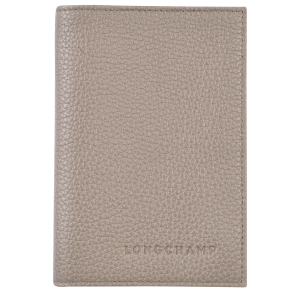 Le Foulonné Passport cover Turtledove – Leather