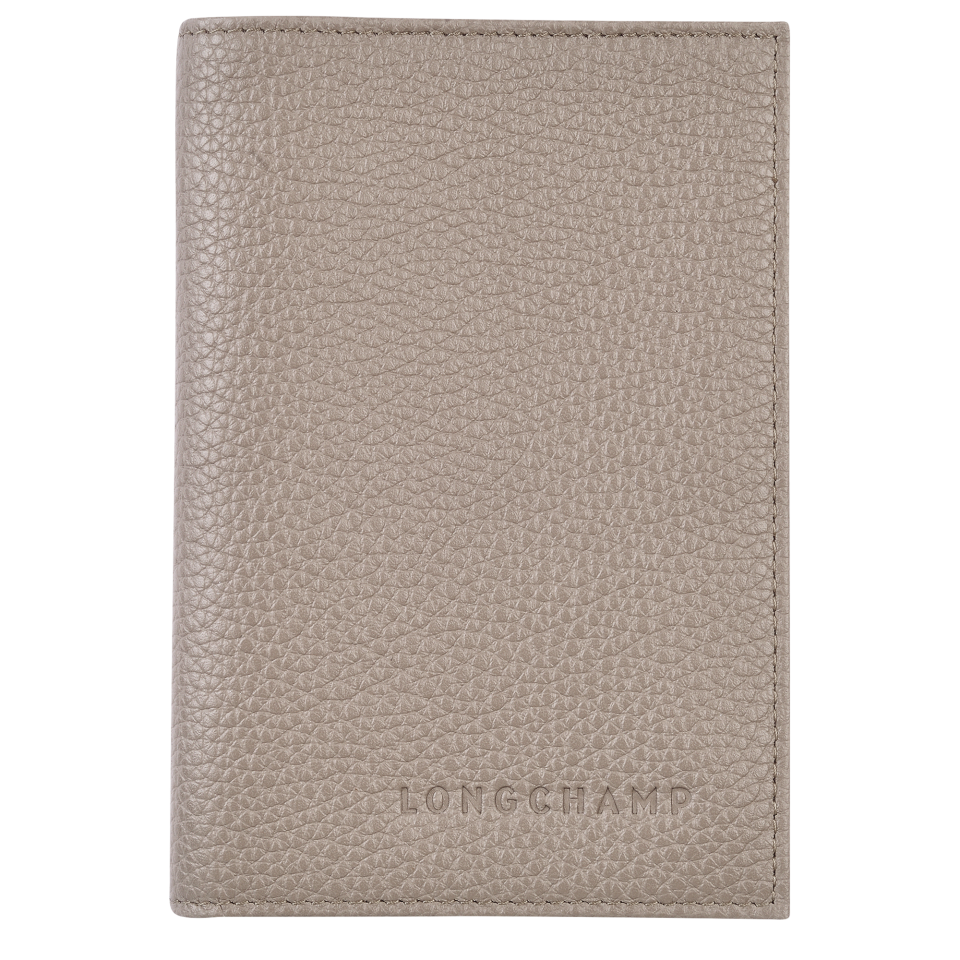 Le Foulonné Passport cover Turtledove - Leather