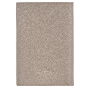 Le Foulonné Passport cover Turtledove – Leather