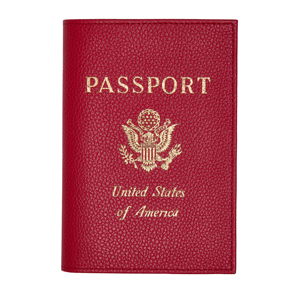 Le Foulonné Passport cover Love - Leather