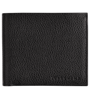 Le Foulonné Wallet Black – Leather