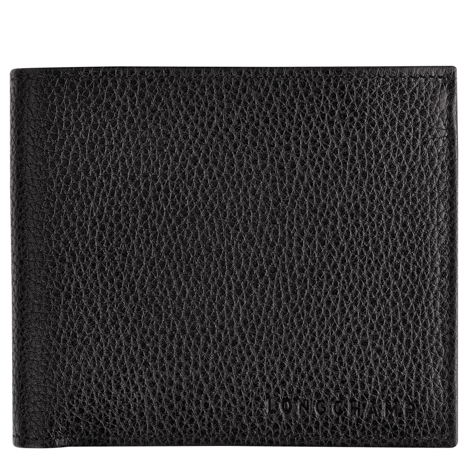 Le Foulonné Wallet Black - Leather