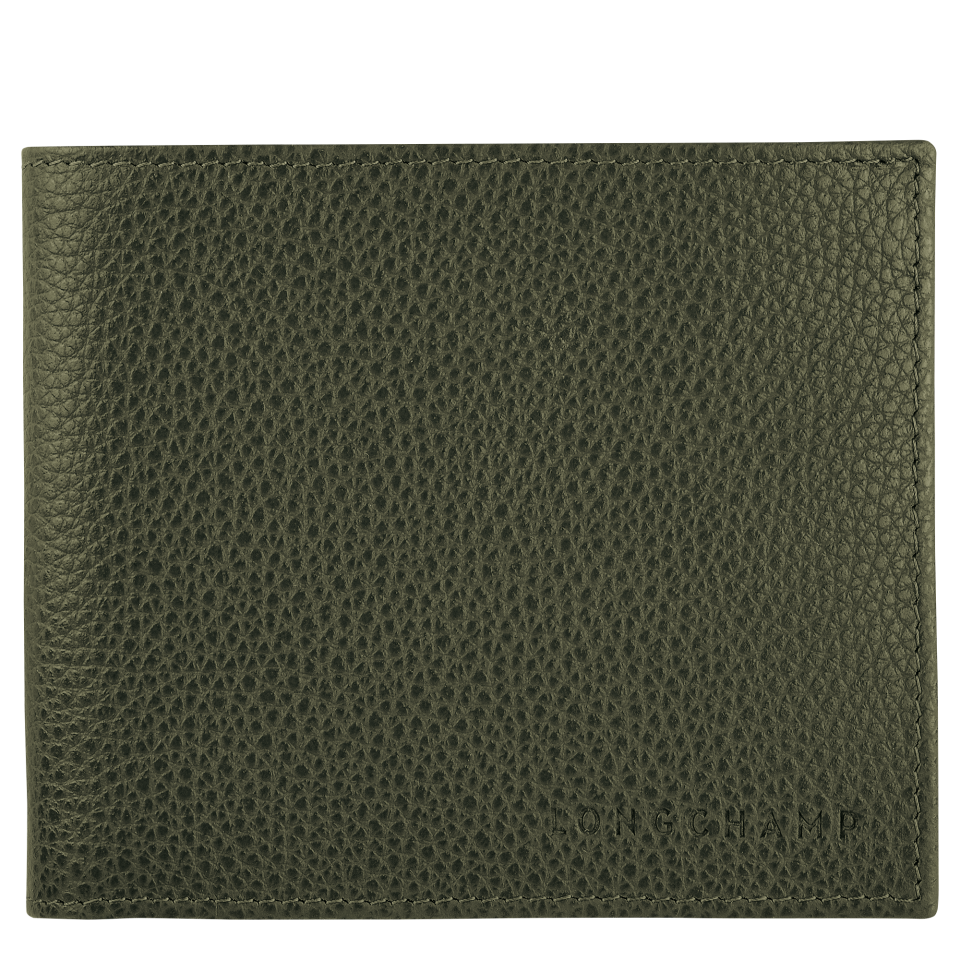 Le Foulonné Wallet Khaki - Leather