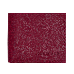 Le Foulonné Wallet Beetroot – Leather