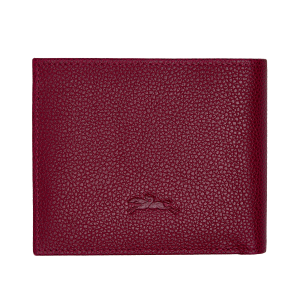 Le Foulonné Wallet Beetroot – Leather