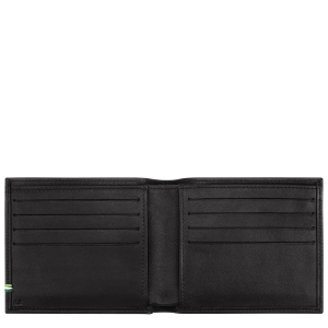 Longchamp sur Seine Wallet Black – Leather