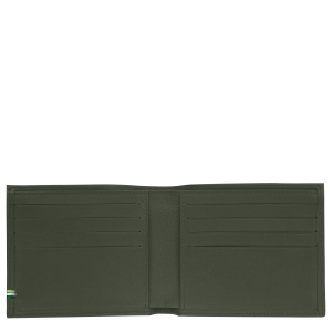 Longchamp sur Seine Wallet Khaki – Leather