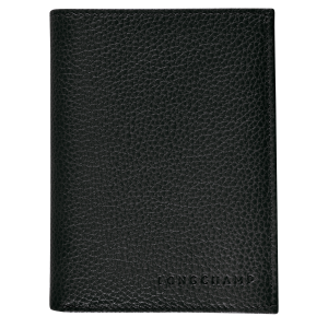 Le Foulonné Wallet Black – Leather