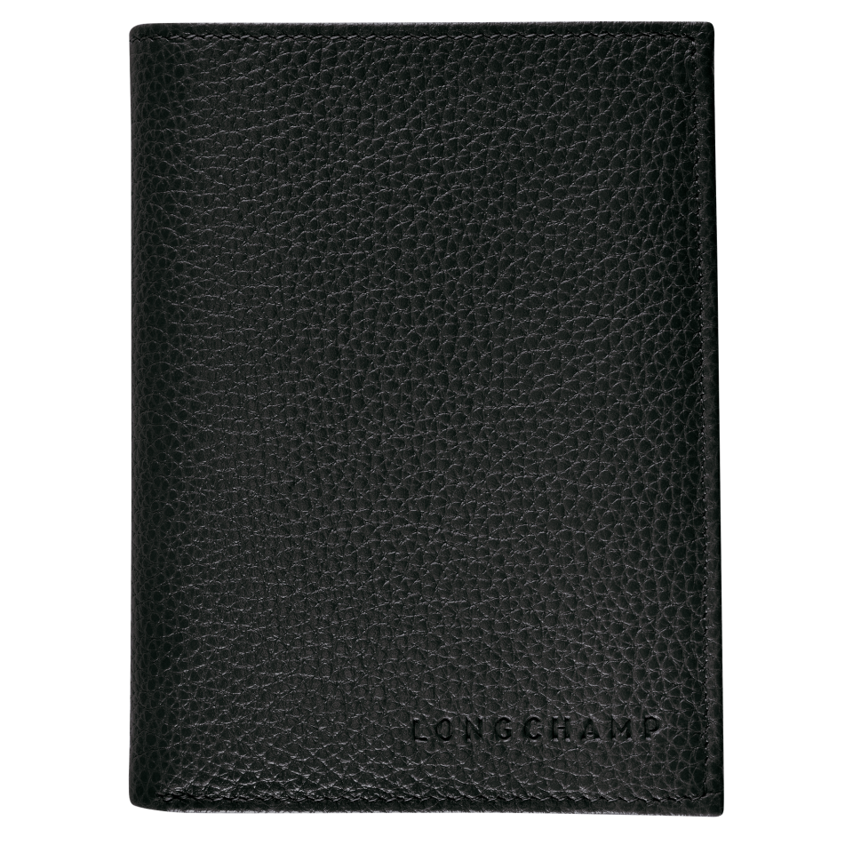 Le Foulonné Wallet Black - Leather