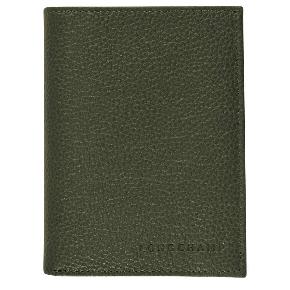 Le Foulonné Wallet Khaki - Leather