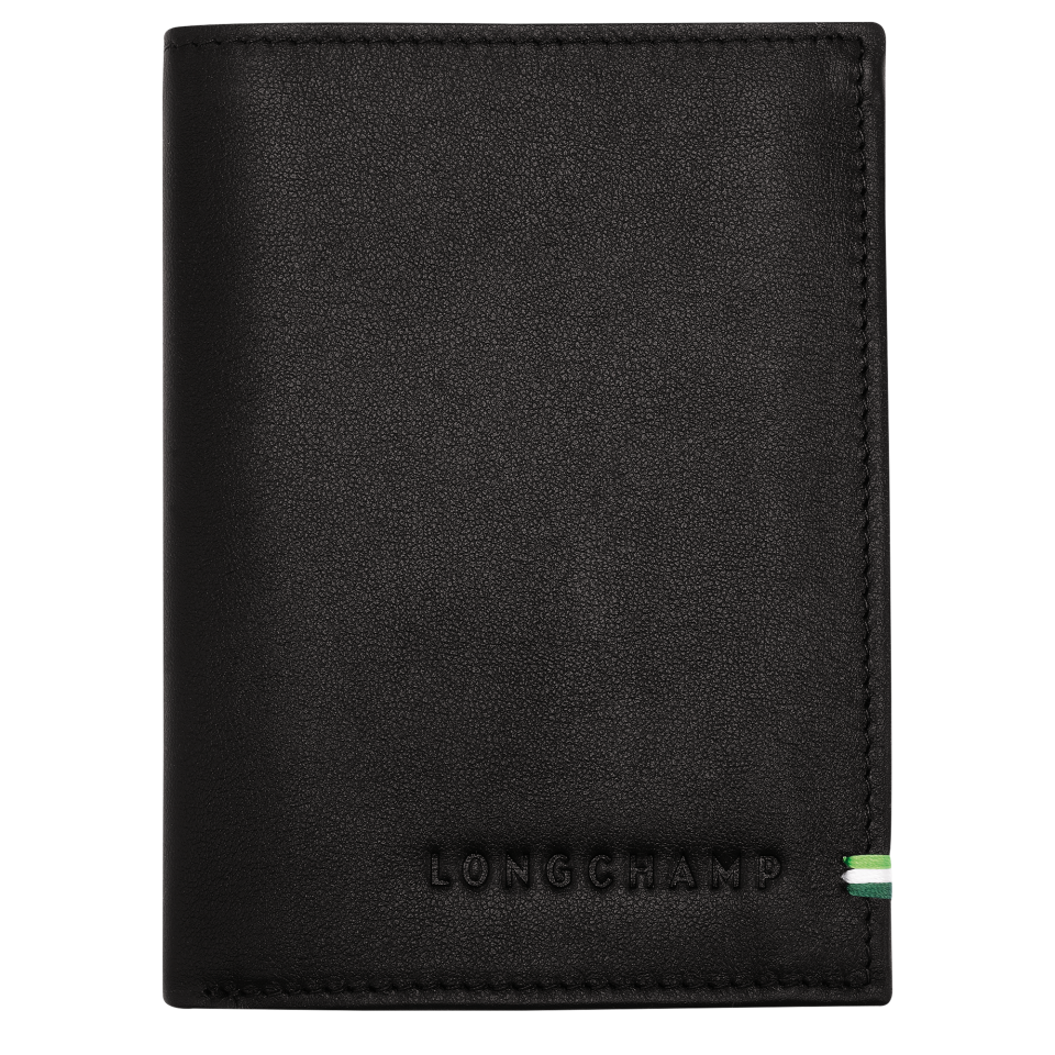 Longchamp sur Seine Wallet Black - Leather