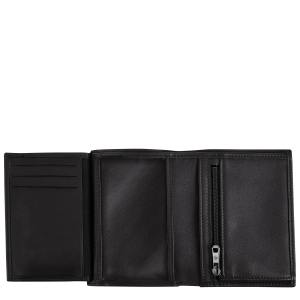 Longchamp sur Seine Wallet Black – Leather