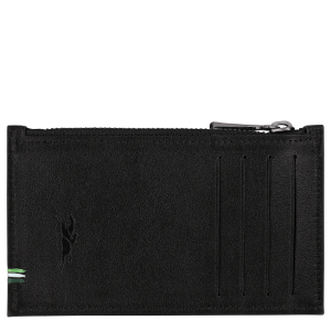 Longchamp sur Seine Coin purse Black – Leather