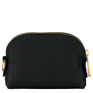 Le Foulonné Coin purse Black – Leather