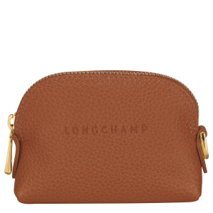 Le Foulonné Coin purse Caramel – Leather