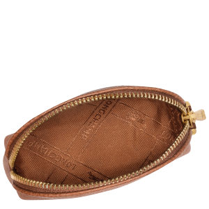 Le Foulonné Coin purse Caramel – Leather