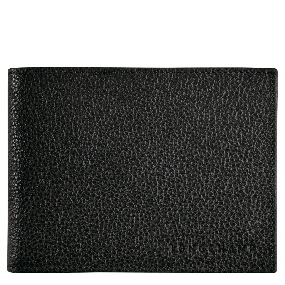 Le Foulonné Wallet Black - Leather