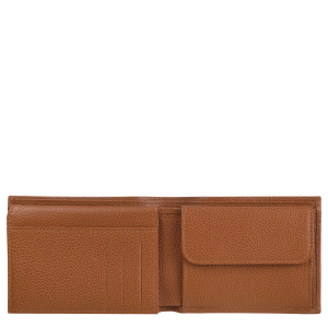 Le Foulonné Wallet Caramel – Leather