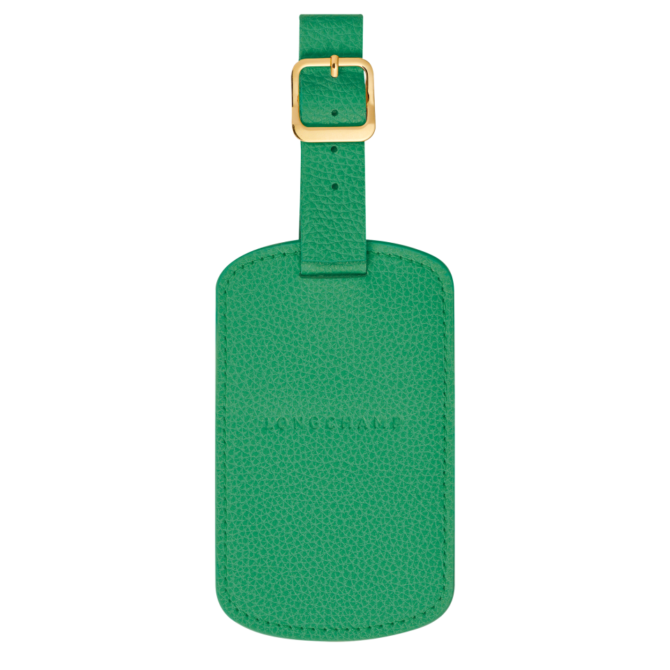 Le Foulonné Luggage tag Green - Leather